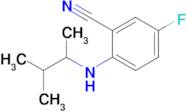 5-Fluoro-2-((3-methylbutan-2-yl)amino)benzonitrile