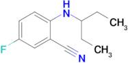 5-Fluoro-2-(pentan-3-ylamino)benzonitrile