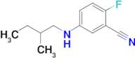 2-Fluoro-5-((2-methylbutyl)amino)benzonitrile
