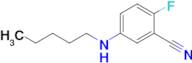 2-Fluoro-5-(pentylamino)benzonitrile