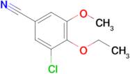 3-Chloro-4-ethoxy-5-methoxybenzonitrile