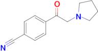 4-(2-(Pyrrolidin-1-yl)acetyl)benzonitrile