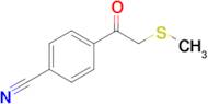 4-(2-(Methylthio)acetyl)benzonitrile