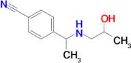 4-(1-((2-Hydroxypropyl)amino)ethyl)benzonitrile