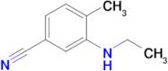 3-(Ethylamino)-4-methylbenzonitrile