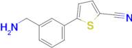 5-(3-(Aminomethyl)phenyl)thiophene-2-carbonitrile