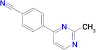 4-(2-Methylpyrimidin-4-yl)benzonitrile