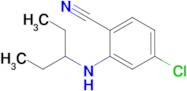 4-Chloro-2-(pentan-3-ylamino)benzonitrile