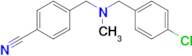 4-(((4-Chlorobenzyl)(methyl)amino)methyl)benzonitrile