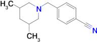 4-((3,5-Dimethylpiperidin-1-yl)methyl)benzonitrile