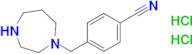 4-((1,4-Diazepan-1-yl)methyl)benzonitrile dihydrochloride