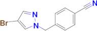 4-((4-Bromo-1h-pyrazol-1-yl)methyl)benzonitrile