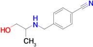 4-(((1-Hydroxypropan-2-yl)amino)methyl)benzonitrile