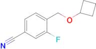 4-(Cyclobutoxymethyl)-3-fluorobenzonitrile