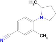 3-Methyl-4-(2-methylpyrrolidin-1-yl)benzonitrile