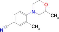 3-Methyl-4-(2-methylmorpholino)benzonitrile