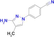 4-(3-Amino-4-methyl-1h-pyrazol-1-yl)benzonitrile