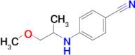 4-((1-Methoxypropan-2-yl)amino)benzonitrile