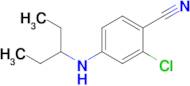 2-Chloro-4-(pentan-3-ylamino)benzonitrile