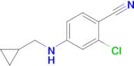 2-Chloro-4-((cyclopropylmethyl)amino)benzonitrile