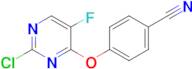 4-((2-Chloro-5-fluoropyrimidin-4-yl)oxy)benzonitrile