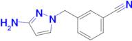 3-((3-Amino-1h-pyrazol-1-yl)methyl)benzonitrile