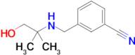 3-(((1-Hydroxy-2-methylpropan-2-yl)amino)methyl)benzonitrile