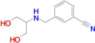 3-(((1,3-Dihydroxypropan-2-yl)amino)methyl)benzonitrile