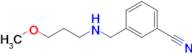 3-(((3-Methoxypropyl)amino)methyl)benzonitrile
