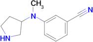 3-(Methyl(pyrrolidin-3-yl)amino)benzonitrile