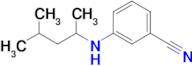 3-((4-Methylpentan-2-yl)amino)benzonitrile