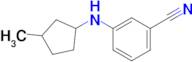 3-((3-Methylcyclopentyl)amino)benzonitrile