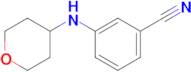 3-((Tetrahydro-2h-pyran-4-yl)amino)benzonitrile