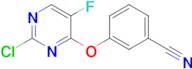 3-((2-Chloro-5-fluoropyrimidin-4-yl)oxy)benzonitrile