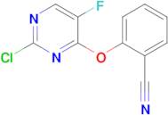 2-((2-Chloro-5-fluoropyrimidin-4-yl)oxy)benzonitrile