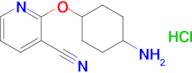 2-((4-Aminocyclohexyl)oxy)nicotinonitrile hydrochloride