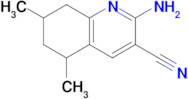 2-Amino-5,7-dimethyl-5,6,7,8-tetrahydroquinoline-3-carbonitrile