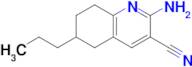 2-Amino-6-propyl-5,6,7,8-tetrahydroquinoline-3-carbonitrile