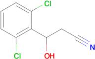 3-(2,6-Dichlorophenyl)-3-hydroxypropanenitrile