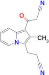 3-(3-(2-Cyanoethyl)-2-methylindolizin-1-yl)-3-oxopropanenitrile
