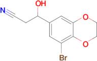 3-(8-Bromo-2,3-dihydrobenzo[b][1,4]dioxin-6-yl)-3-hydroxypropanenitrile