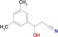 3-(3,5-Dimethylphenyl)-3-hydroxypropanenitrile