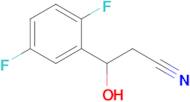 3-(2,5-Difluorophenyl)-3-hydroxypropanenitrile