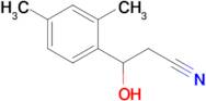 3-(2,4-Dimethylphenyl)-3-hydroxypropanenitrile