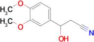 3-(3,4-Dimethoxyphenyl)-3-hydroxypropanenitrile