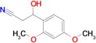 3-(2,4-Dimethoxyphenyl)-3-hydroxypropanenitrile