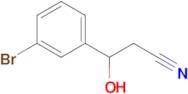 3-(3-Bromophenyl)-3-hydroxypropanenitrile