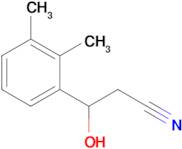 3-(2,3-Dimethylphenyl)-3-hydroxypropanenitrile