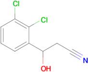 3-(2,3-Dichlorophenyl)-3-hydroxypropanenitrile
