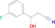 3-(3-Fluorophenyl)-3-hydroxypropanenitrile